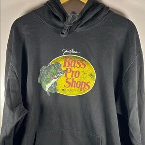Bass Pro Shops Black Hoodie with Logo